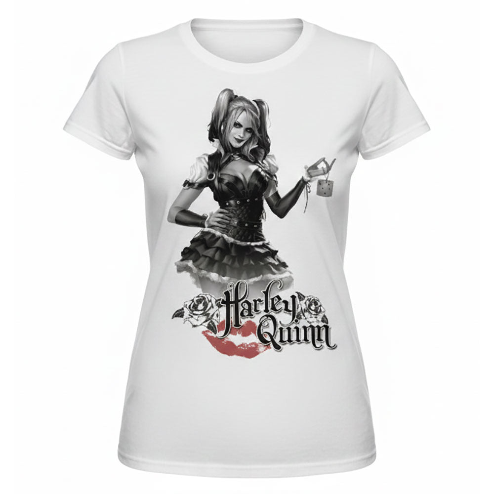 SUICIDE SQUAD スーサイドスクワッド (ジョーカー 生誕 80周年 ) - HARLEY QUINN / ヴィンテージ / Tシャツ / レディース - PGS